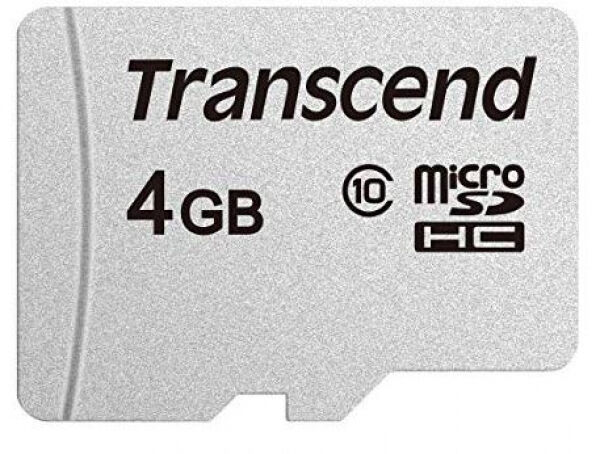 Transcend microSDHC-Card 300S Class10 / UHS-I U1 - 4GB