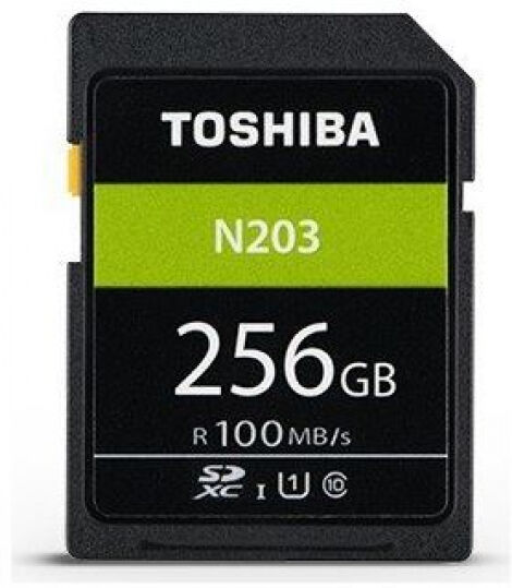 Toshiba SDXC-Card Exceria R100 N203 / UHS-I U1 Class 10 - 256GB