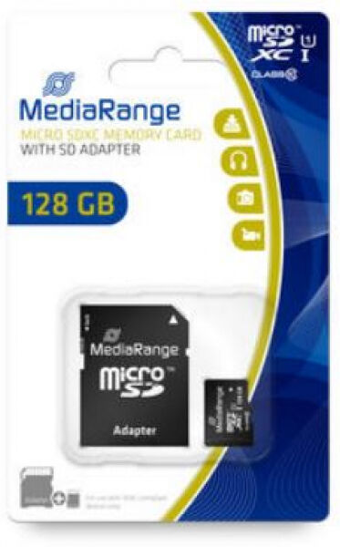 MediaRange microSDXC Card Class10 UHS-I - 128GB