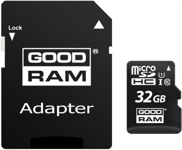 GoodRAM microSDHC-Card Class10 / UHS-I - 32GB