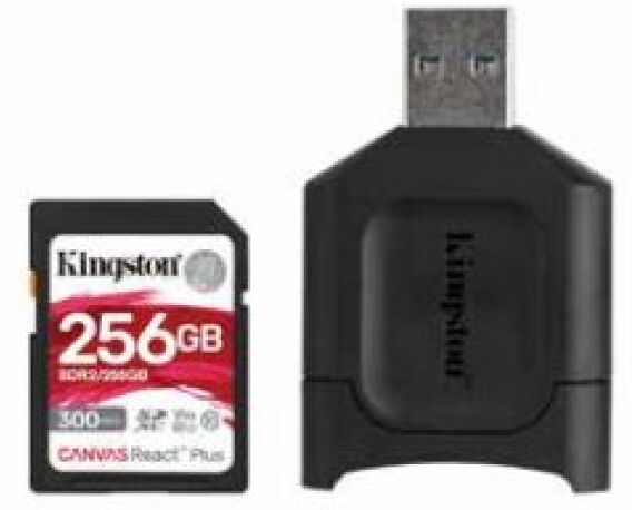 Kingston SDXC Card React Plus V90 / UHS-II /  U3 - 128GB