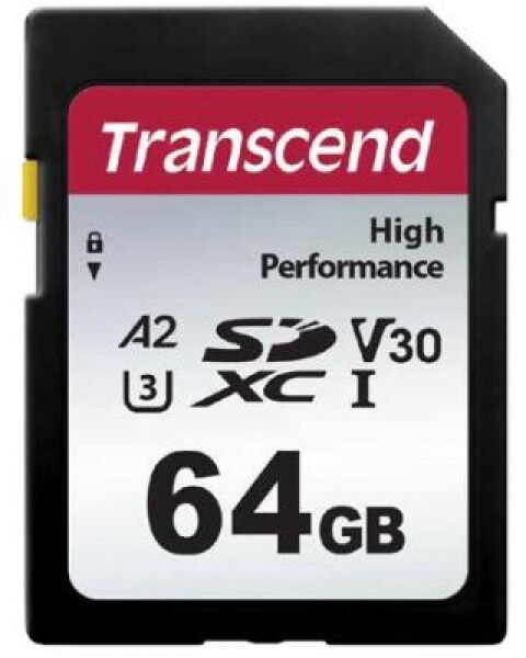 Transcend SDXC-Card 330S - UHS-I U3 A2 - 64GB