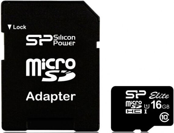 Silicon Power microSDHC-Card UHS-I / Class 10 - 16GB