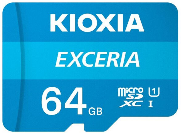 Divers Kioxia microSDXC-Card Exceria Class10 / UHS-1 / U1 - 64GB