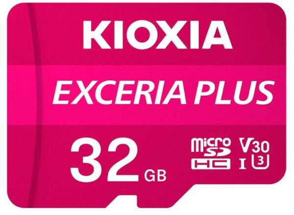 Divers Kioxia microSDHC-Card Exceria Plus Class10 / UHS-1 / U3 / V30 - 32GB