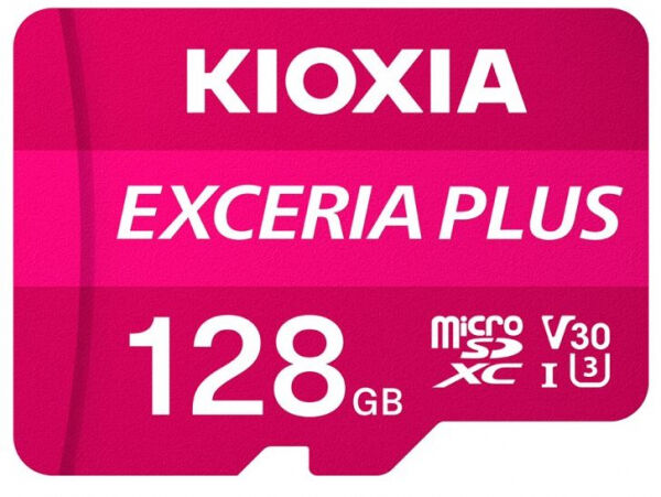 Divers Kioxia microSDXC-Card Exceria Plus Class10 / UHS-1 / U3 / V30 - 128GB