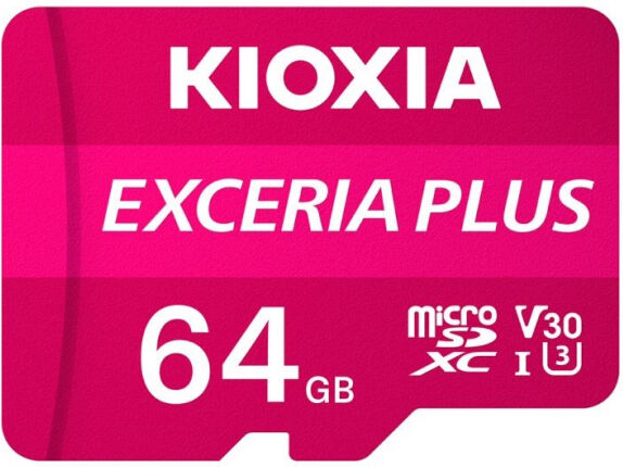 Divers Kioxia microSDXC-Card Exceria Plus Class10 / UHS-1 / U3 / V30 - 64GB