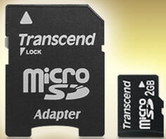 Transcend microSD-Card 2GB - MLC