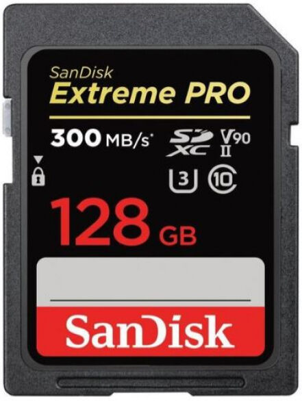 SanDisk ExtremePRO SDXC-Card / UHS-II / V90 - 128GB