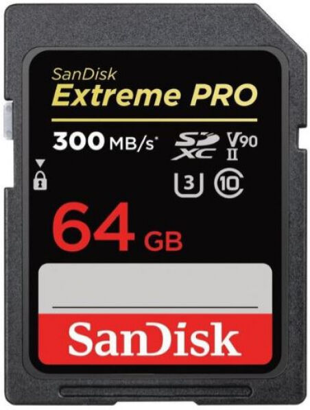 SanDisk ExtremePRO SDXC-Card / UHS-II / V90 - 64GB