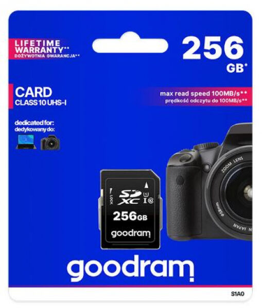 GoodRAM SDXC-Card / UHS-I / Class10 - 256GB