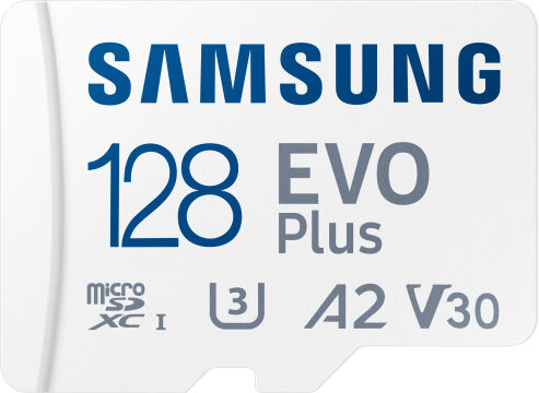 Samsung EVO Plus 2021 microSDXC-Card / UHS-I U3, A2, Class 10 - 128GB