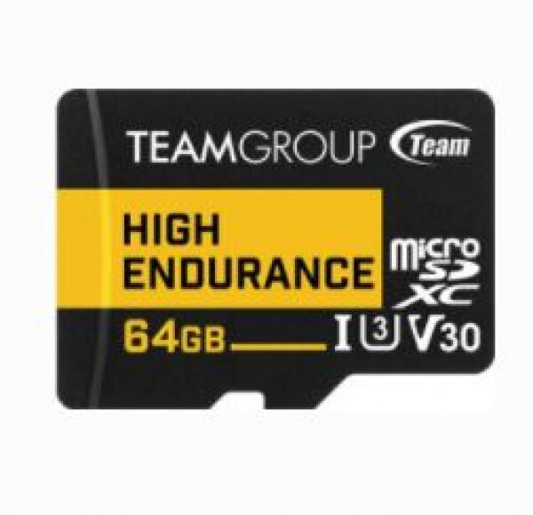 TeamGroup High Endurance microSDXC-Card / UHS-I U3 Class 10 - 64GB