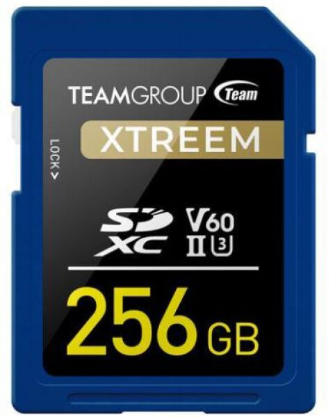 TeamGroup XTREEM SDXC-Card / UHS-II U3 V60 Class 10 - 256GB