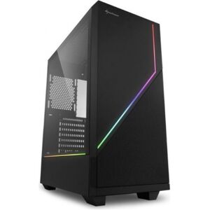 Sharkoon RGB Flow - Midi-Tower Schwarz / Tempered Glass