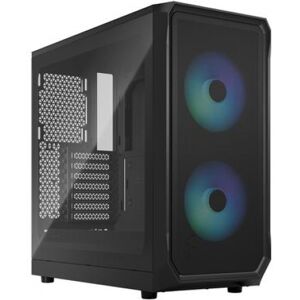 Fractal Design Focus 2 RGB TG Clear Tint - Midi-Tower - Schwarz