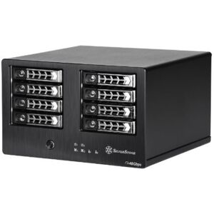 Silverstone SST-TS821S - Externes 3,5 Zoll Gehäuse 8 Bay - schwarz