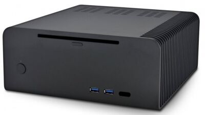 Streacom ST-FC8B Alpha Optical HTPC Aluminium Gehäuse - schwarz