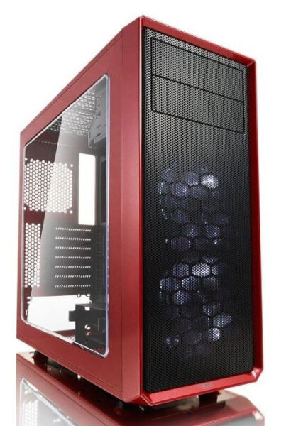 Fractal Design Focus G - Midi-Tower Rot mit Seitenfenster-Kit