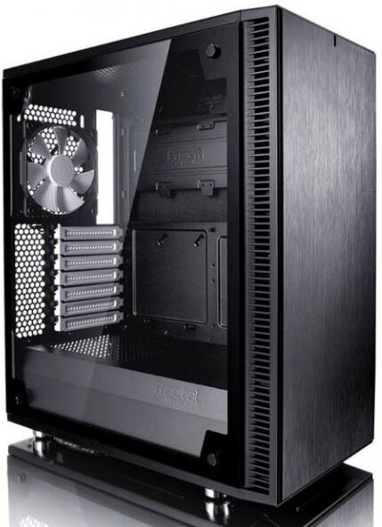 Fractal Design Define C TG - Midi-Tower mit Window-Kit - Schwarz