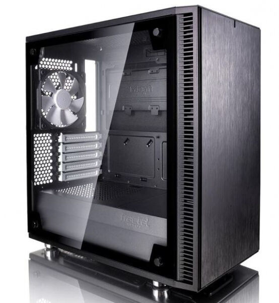 Fractal Design Define Mini C TG - Mini-Tower mit Window-Kit - Schwarz