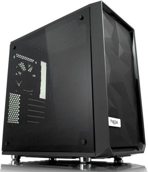 Fractal Design Meshify C Mini Dark TG - Midi-Tower Case Schwarz mit Seitenfenster