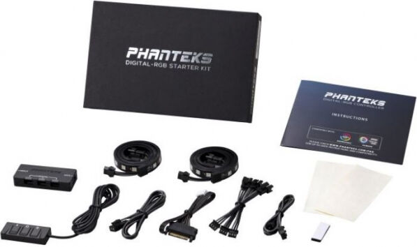 PHANTEKS Digital-RGB Starter Kit inkl. Controller und 2x LED-Strip