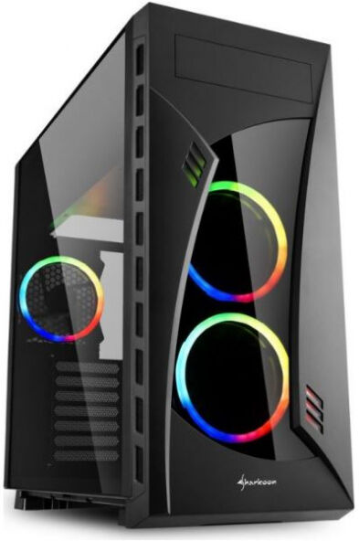 Sharkoon Night Shark RGB - Midi-Tower Window-Kit