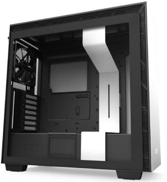 NZXT H710 Window - Midi-Tower Gehäuse / Tempered Glass - Schwarz/Weiss