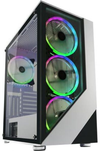 LC-Power LC-803W-ON Lucid X RGB - ATX Case Weiss