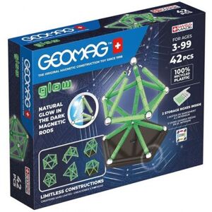 Geomag - Panels GREEN line GLOW - 42 Teile