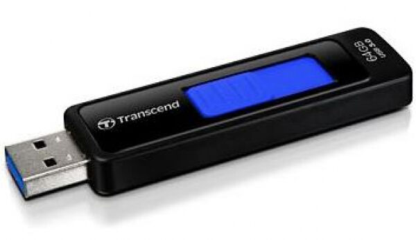 Transcend JetFlash 760 USB3 - 64GB - Schwarz