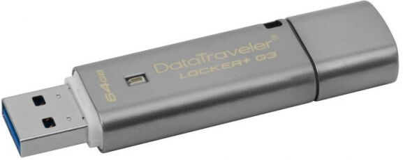 Kingston DataTraveler Locker+ G3 - USB3-Stick - 64GB