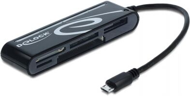 DeLock 91732 - Micro USB OTG Card Reader 6 Slots