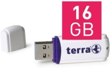 Wortmann AG Terra USThree - USB3-Stick Weiss - 16GB