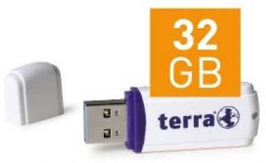 Wortmann AG Terra USThree - USB3-Stick Weiss - 32GB