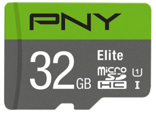 PNY microSDHC-Card Elite Class10 / UHS-I U1 / A1 / V10 - 32GB