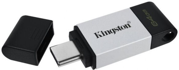 Kingston DataTraveler 80 - USB-C 3.2 Gen 1 Stick - 64GB