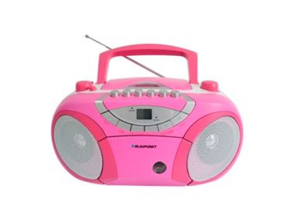 Blaupunkt BB15PK - Boombox mit Radio/CD/MP3-Player/Kassette - Pink