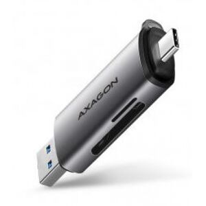 Axagon CRE-SAC - Kartenleser / USB 3.2 Gen1 Typ C + Typ A, SD, microSD