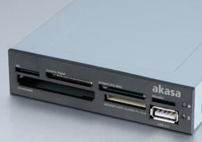 Akasa AK-ICR-07 - Internal 6-Port Card Reader 3.5 Zoll - black