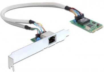 DeLock 95228 - MiniPCIe I/O PCIe full size 1 x Gigabit Lan