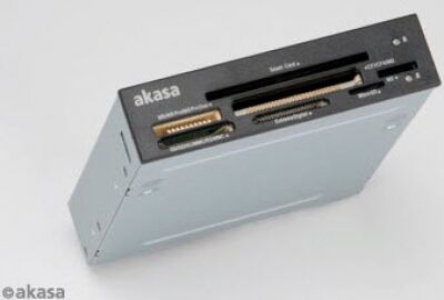 Akasa AK-ICR-09 ID and Smart Card Reader 3.5 Zoll - black/white
