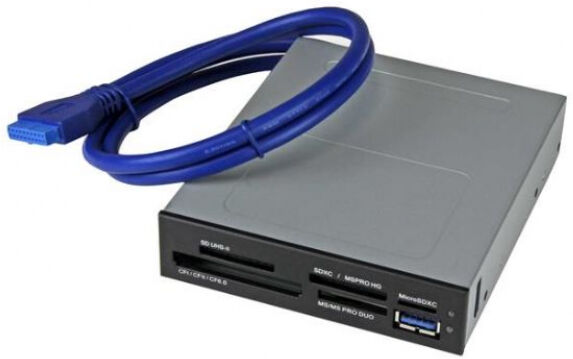 StarTech.com Startech 35FCREADBU3 - USB 3.0 interner Kartenleser mit UHS-II Unterstützung