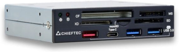 Chieftec CRD-901H - Card-Reader / USB3 / TypeC Hub - 3.5 Zoll Einschub