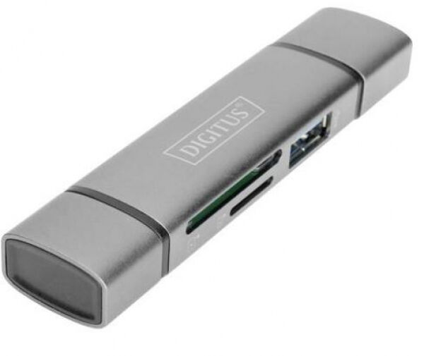 Digitus DA-70886 - Dual Card Reader USB-C / USB 3.0 / OTG