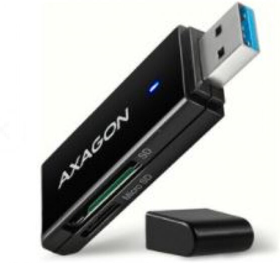 Axagon CRE-S2N - Cardreader USB-A 3.2 Gen 1, SD, microSD