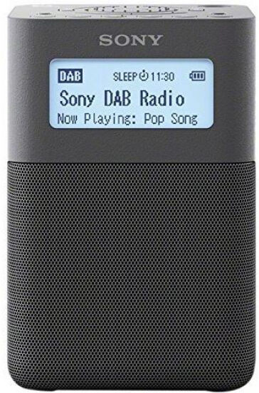 Sony XDR-V20DH - Tragbares Uhrenradio / DAB+ - Grau