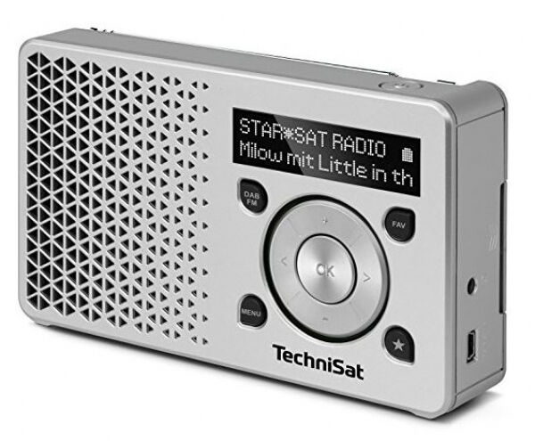 TechniSat DigitRadio 1 - DAB+ Radio - Silber