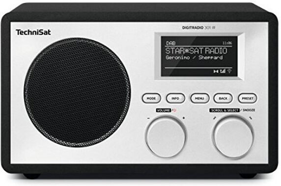 TechniSat DigitRadio 301 IR - DAB+ Radio - Schwarz